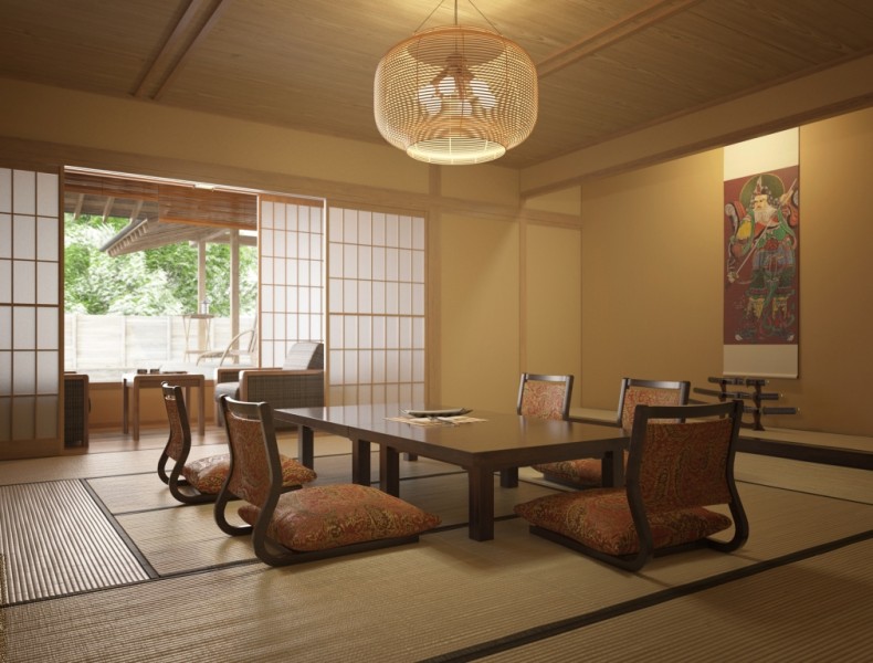 Wystrój wnętrz - mieszkanie w stylu japońskim - Trendy - Sztuka Wnętrza