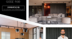 Eleganckie wnętrze domu z industrialną nutą – prezentacja online