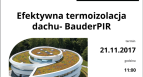 Webinarium: BauderPIR. Efektywna termoizolacja dachu