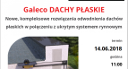 Webinarium: Galeco – dachy płaskie w połączeniu z ukrytym systemem rynnowym