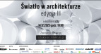 III edycja e-konferencji: Światło w architekturze