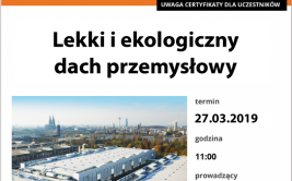 Webinarium Bauder: Lekki i ekologiczny dach przemysłowy