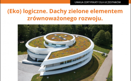 Dachy zielone elementem zrównoważonego rozwoju. Webinarium Bauder