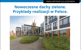Nowoczesne dachy zielone. Przykłady realizacji w Polsce. Webinarium SOPREMA Polska