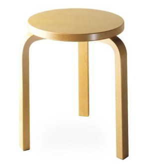 Alvar Aalto, stołek NO.60, design skandynawski