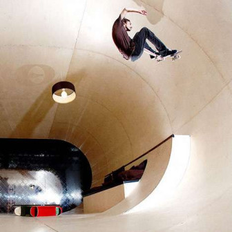 Francois Perrin, Gil Lebon Delapoint, PAS House, dom dla mistrza skateboardingu, dom jak skatepark