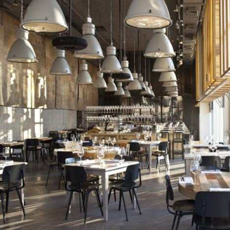 Baranowitz Kronenberg Architects, restauracja Jaffa – Tel Aviv, wnętrze industrialne