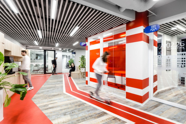 aranżacja biura, Workplace Solutions, nowoczesne biuro, wnętrze biura, nordea