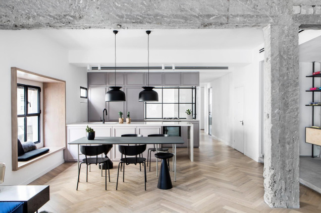 wnętrze apartamentu, wnętrze dużego mieszkania, realizacja wnętrza, realizacja mieszkania, realizacja apartamentu, Maayan Zusman, Amir Navon, Karen Brockmann, designerskie wnętrze, aranżacja apartamen