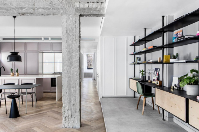 wnętrze apartamentu, wnętrze dużego mieszkania, realizacja wnętrza, realizacja mieszkania, realizacja apartamentu, Maayan Zusman, Amir Navon, Karen Brockmann, designerskie wnętrze, aranżacja apartamen