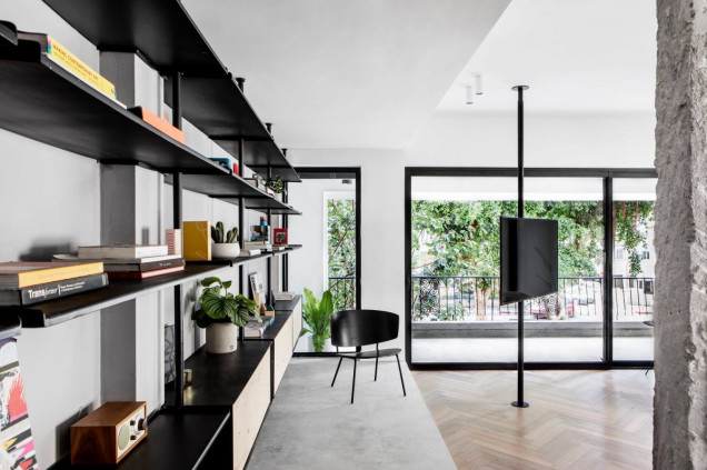 wnętrze apartamentu, wnętrze dużego mieszkania, realizacja wnętrza, realizacja mieszkania, realizacja apartamentu, Maayan Zusman, Amir Navon, Karen Brockmann, designerskie wnętrze, aranżacja apartamen