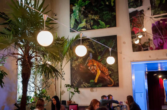projekt restauracji, restauracja Raj, klub Niebo
