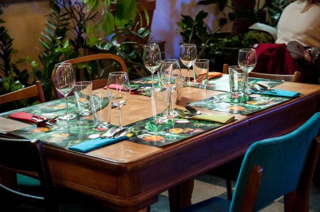 projekt restauracji, restauracja Raj, klub Niebo