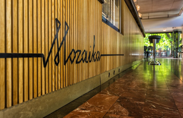 cafe mozaika, projekt wnętrz