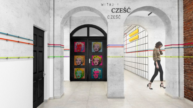 Projekt wnętrza szkoły, projekt szkoły, LOFFT, pracownia LOFFT, wnętrze publiczne, ciekawe wnętrze, kreatywne wnętrze, aranżacja wnętrza szkoły, pomysł na szkołę, Małgorzata Hendrych-Lubińska