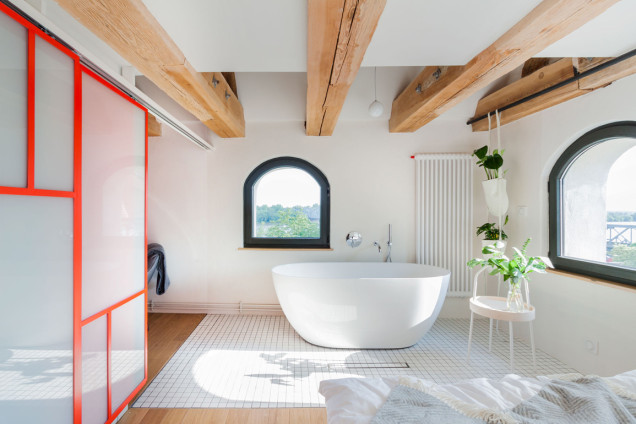 Aranżacja apartamentów, projekt apartamentu, wystrój apartamentu, ciekawy apartament, projekt wnętrza, realizacja wnętrza, wnętrze publiczne, pracownia Znamy się, Paweł Tatara, wnętrze na wynajem, apa