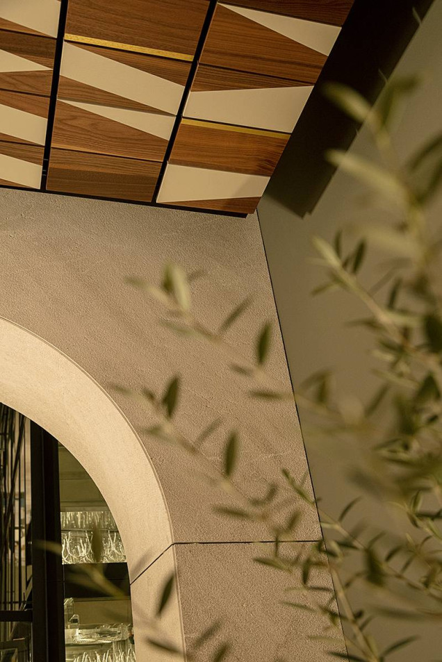 Luksusowe wnętrze restauracji Arco