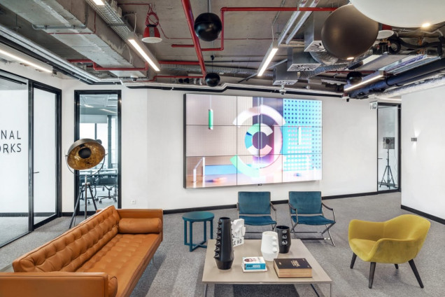 aranzacja biura, aranżacja wnetrza, Viacom