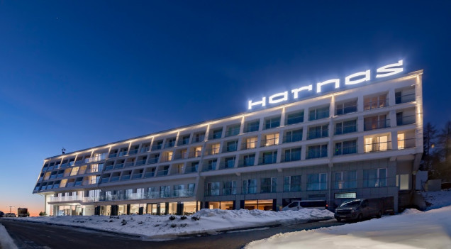 hotel, wnetrze, harnaś