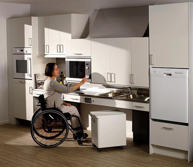 wnętrze dla niepełnosprawnych 