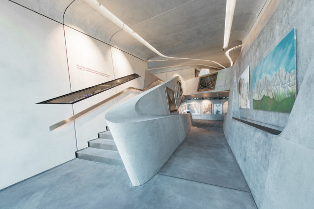 muzeum w górze, MMM Corones, Zaha Hadid, Dolomity