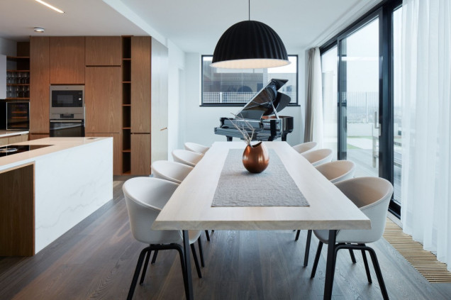 penthouse, apartament, eleganckie mieszkanie