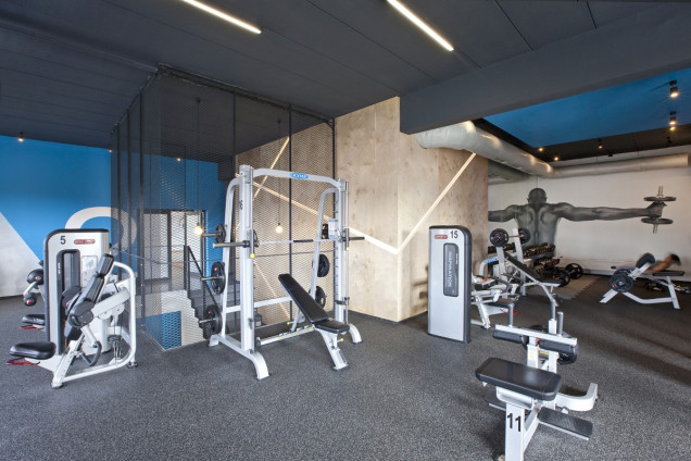 adrenalina, fitness club, silownia, projekt