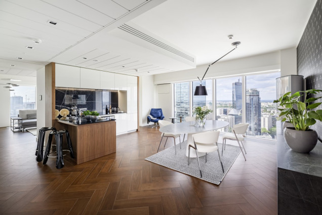Aksonometria, wyszukany design wnętrza, wyszukany design, wyszukane wnętrze, apartament Glac, wystrój apartamentu, ekskluzywny apartament, designerski apartament, designerskie wnętrze, ciekawe dodatki