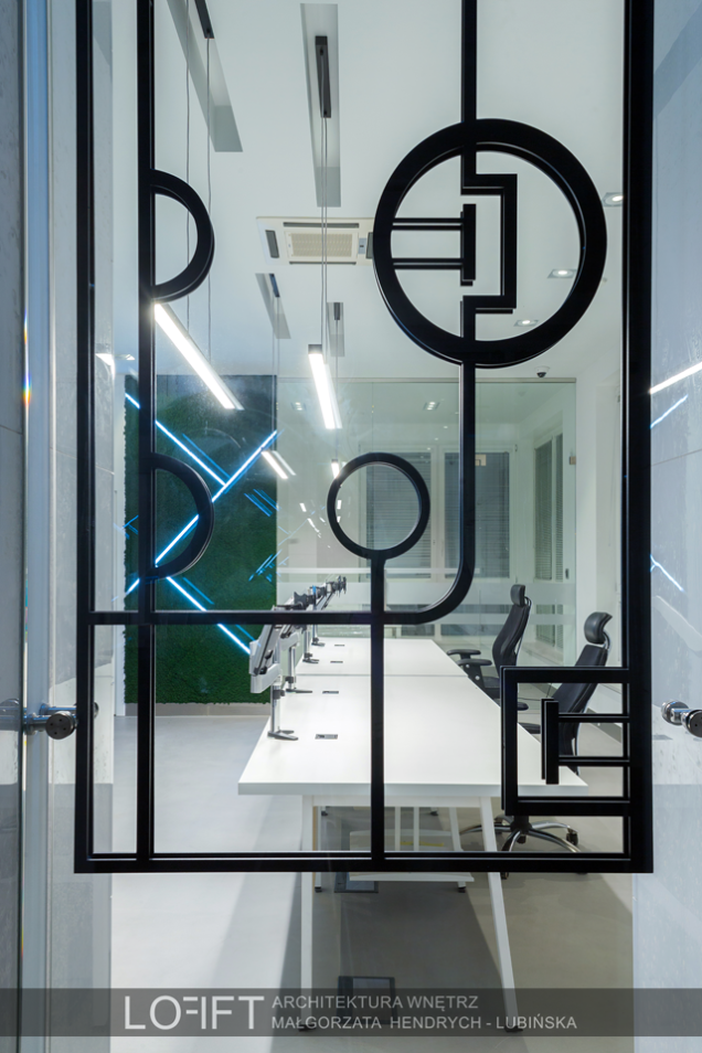 biuro, laser, projekt wnetrza