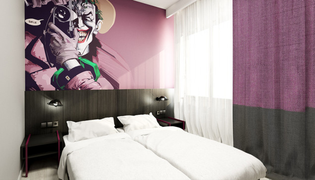 pop art, hotel, komiks