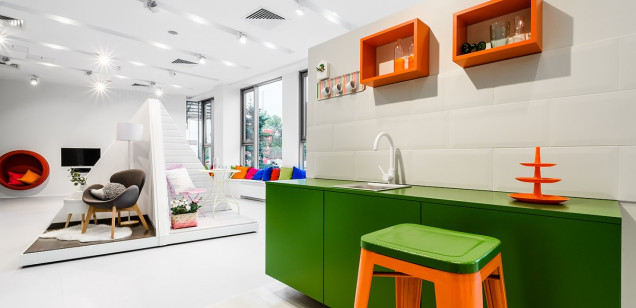 tikkurila, Beckers, showroom w Warszawie, farby