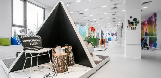 tikkurila, Beckers, showroom w Warszawie, farby