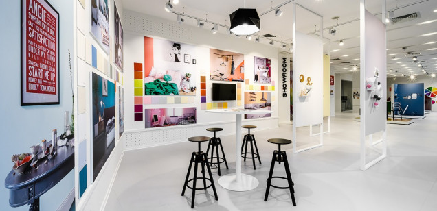 tikkurila, Beckers, showroom w Warszawie, farby