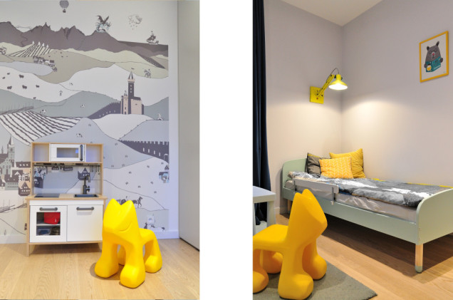 sparrow House, projekt wnętrza
