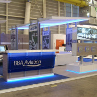 Srebrny Medal - stoisko BBA Aviation plc, projekt: LEA International, realizacja: Expo - Linia sp. z o.o.