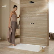 kaldewei, powierzchnie prysznicowe, urządzanie łazienki, powierzchnie prysznicowe xetis