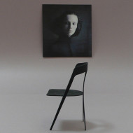 Victor Vetterlein, krzesło X-Federation, krzesło cienkie jak żyletka