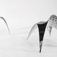 Bram Geenen, Gaudi Stool, stołek inspirowany architekturą Gaudiego, stołek stworzony metodą druku 3D