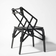 Konstantin Achkov, Frame Chairs, krzesła składane jak puzzle, krzesła inspirowane kratową konstrukcją wieży Eiffla
