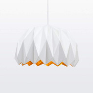 Lukas Dahlén, lampy Ori, blaszane lampy inspirowane origami