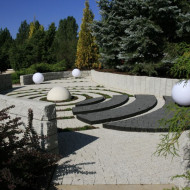 Wyposażenie ogrodu - palisada z betonu architektonicznego