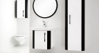 Aranżacja łazienki - black & white