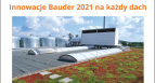 Webinarium Bauder: Innowacje Bauder 2021 na każdy dach