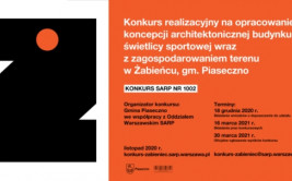 Konkurs SARP na projekt świetlicy sportowej w Żabieńcu