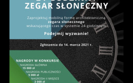 24-godzinny Zegar Słoneczny - konkurs architektoniczny