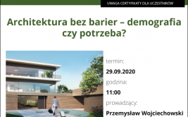 Architektura bez barier – demografia czy potrzeba? Webinarium Schüco
