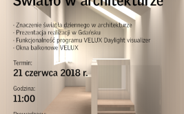 Webinarium: VELUX Archi-Vizje: Światło w architekturze 21.06.2018