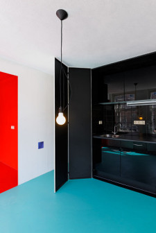 DUS Architects, Karel Appel House w Amsterdamie, wnętrza inspirowane malarstwem Karela Appela