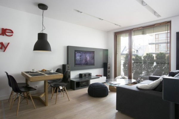 minimalistyczne mieszkanie