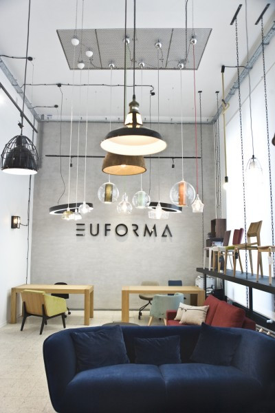 euforma Warszawa, showroom, design